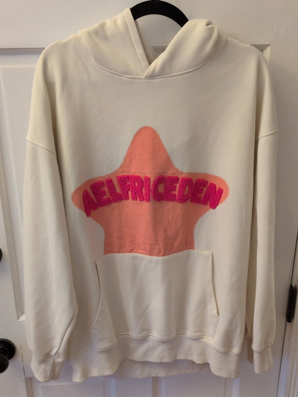 Aelfric Eden Cream Pink Star Hoodie